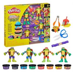 PLAY-DOH PÂTE À MODELER - TORTUES NINJA  CRÉATIONS COWABUNGA